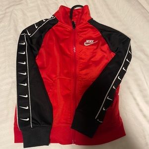 Kids Red Nike sweat suit
